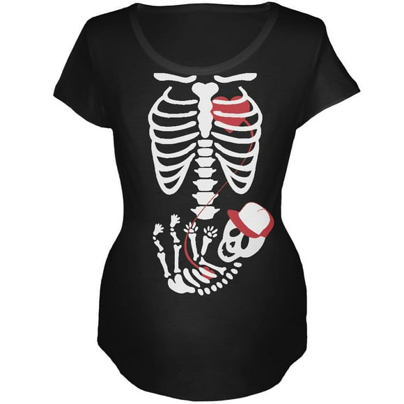 Maternity Witch Baby Bump Skeleton Cute Pregnancy Tshirt H Maternity Witch Baby Bump Skeleton Cute Pregnancy Tshirt H